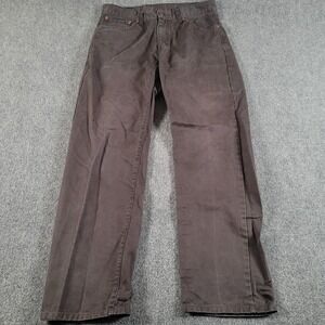 Levi's 751 Jeans Men's (Label 34x34) Regular Fit Black 100% Cotton